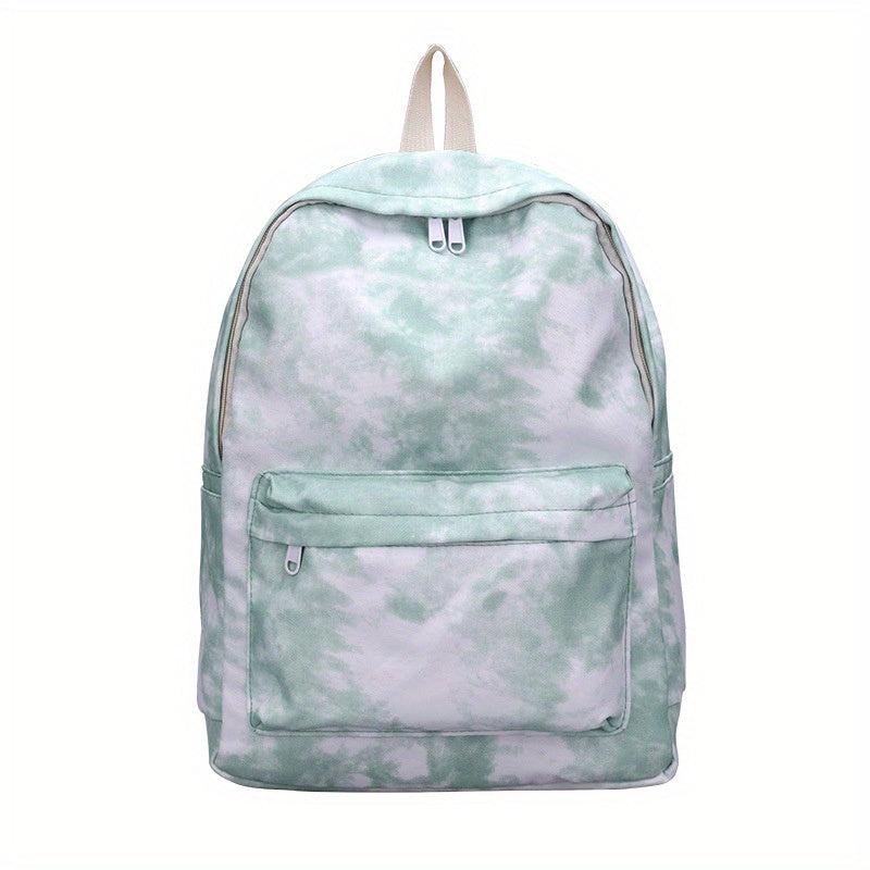 Gradient Tie Dye Backpack Large Capacity Laptop Daypack