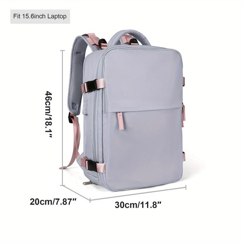 Minimalist Zipper Backpack Large Capacity School Bag Work Laptop Bag