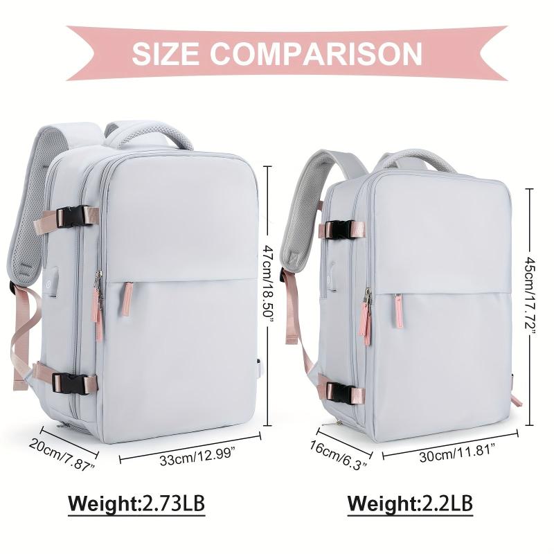 Minimalist Zipper Backpack Large Capacity School Bag Work Laptop Bag