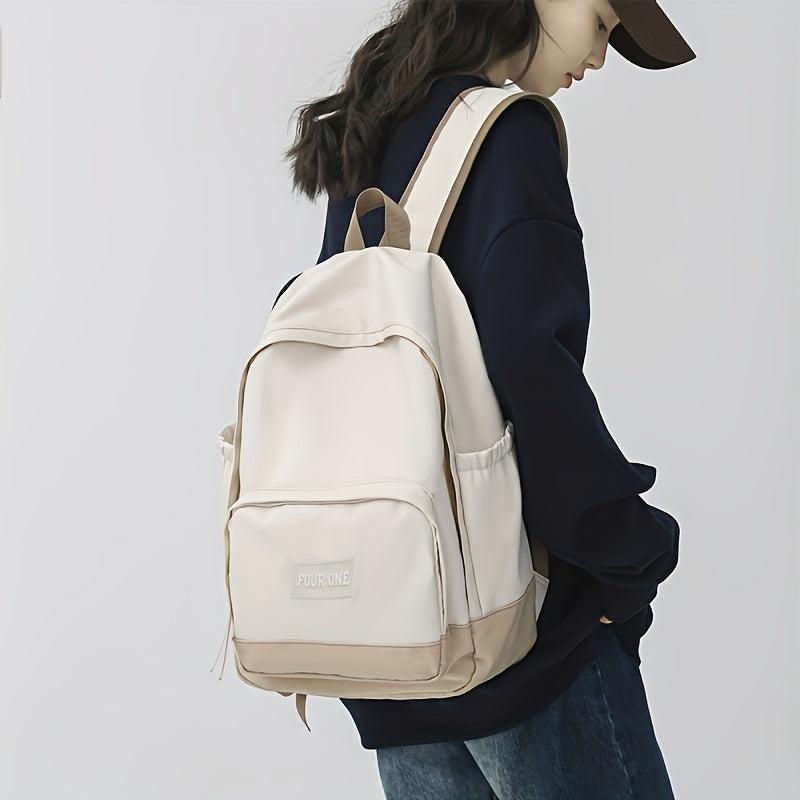 Retro Large Capacity Backpack Casual School Bag Women's Rucksack
