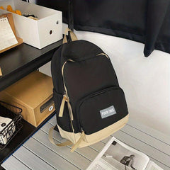 Retro Large Capacity Backpack Casual School Bag Women's Rucksack