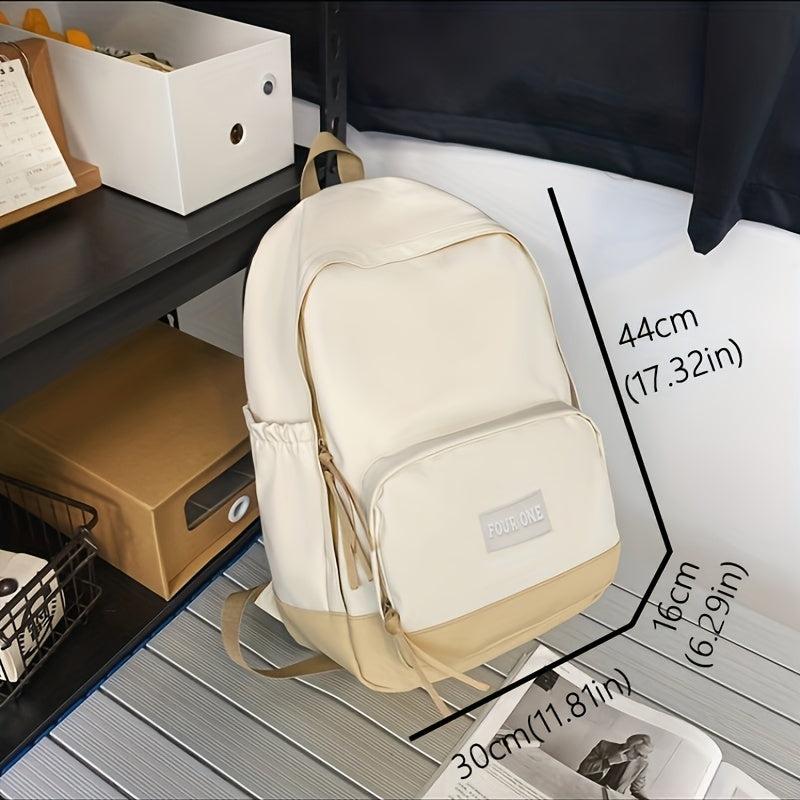 Retro Large Capacity Backpack Casual School Bag Women's Rucksack