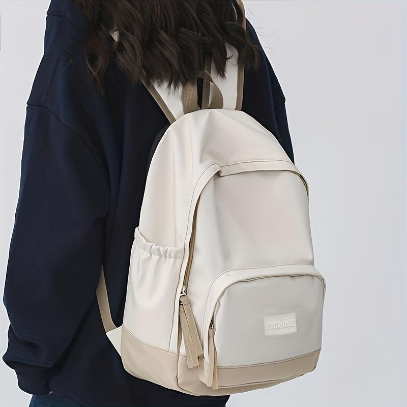 Retro Large Capacity Backpack Casual School Bag Women's Rucksack