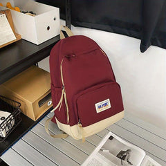 Retro Large Capacity Backpack Casual School Bag Women's Rucksack