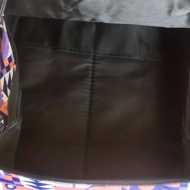 Geometric Pattern Backpack Lightweight Travel School Bag