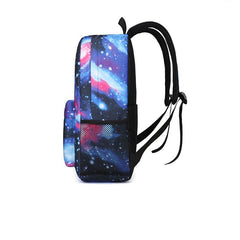 Starry Sky Large Capacity Preppy Backpack Nylon School Daypack