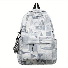 Vintage Retro Preppy Backpack College School Daypack Casual Travel Knapsack