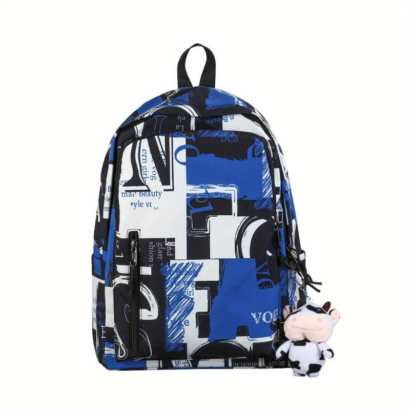Graffiti Print Backpack Schoolbag Laptop Travel Rucksack