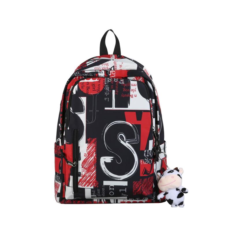 Graffiti Print Backpack Schoolbag Laptop Travel Rucksack