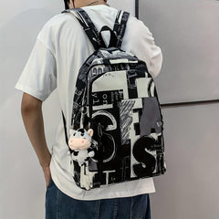 Graffiti Print Backpack Schoolbag Laptop Travel Rucksack