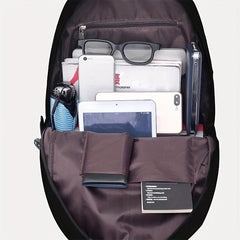 Zipper Backpack Preppy Storage Rucksack Women's School Bag