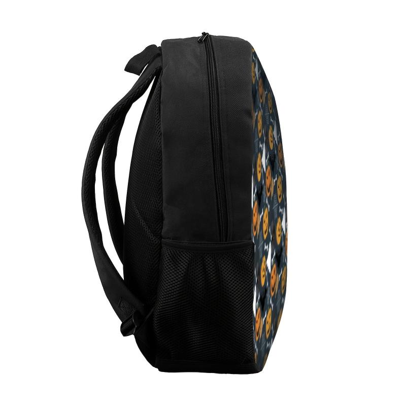 Cartoon Halloween Pattern Bag Stylish Backpack Large Capacity Book Bag