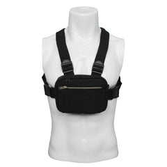 Camouflage Casual Sports Chest Bag With Zipper Strap