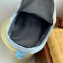 All Over Pattern Backpack Preppy School Bag