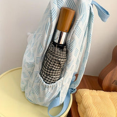 All Over Pattern Backpack Preppy School Bag