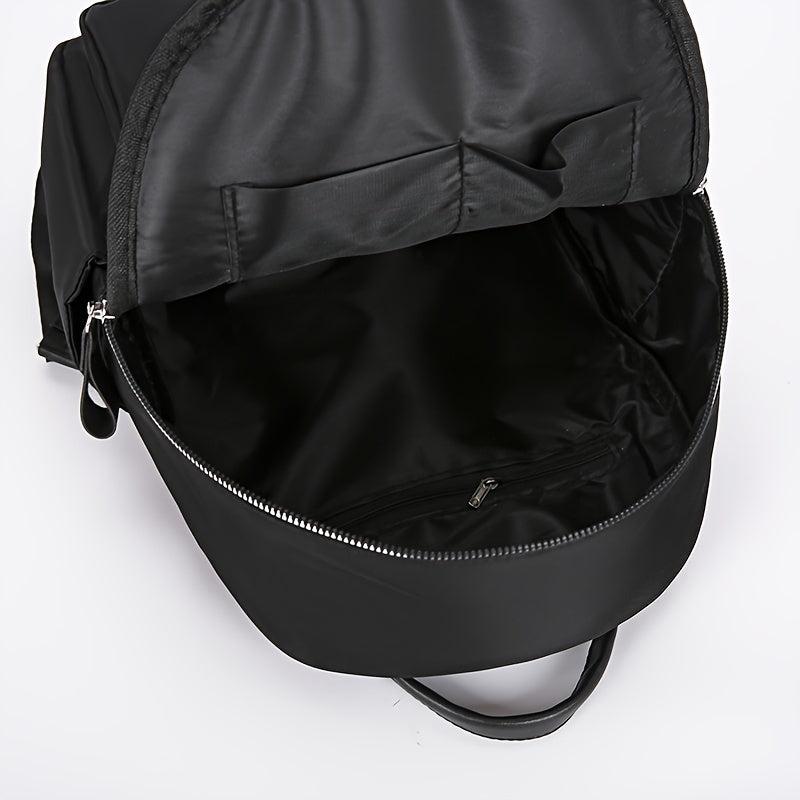 Casual Flower Embroidery Backpack Travel Storage Rucksack All Match