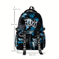 Large Capacity Preppy Backpack School Travel