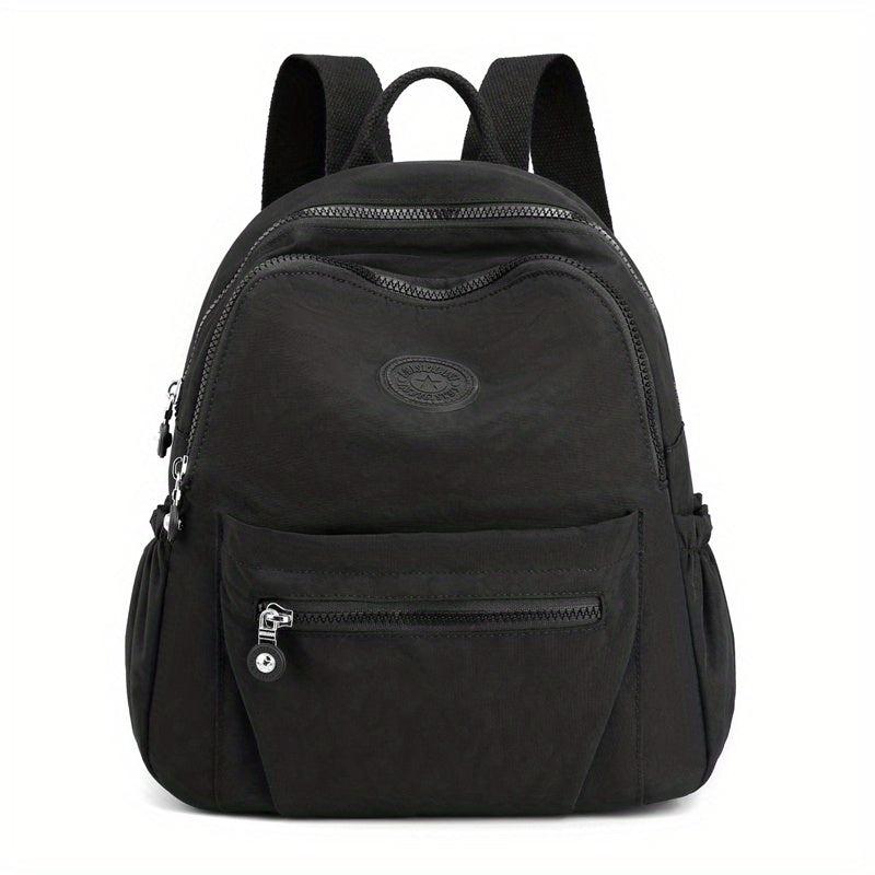 Small Solid Backpack Oxford Cloth Rucksack Preppy Style Casual