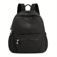 Small Solid Backpack Oxford Cloth Rucksack Preppy Style Casual