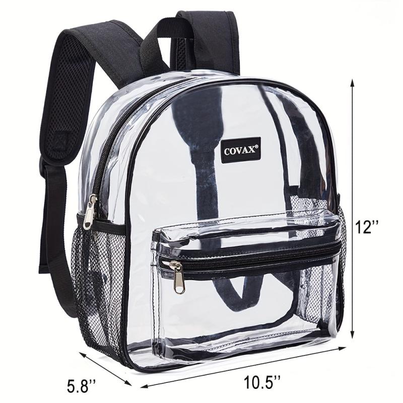 Stadium Approved Clear Backpack Transparent PVC Rucksack