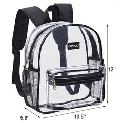 Stadium Approved Clear Backpack Transparent PVC Rucksack