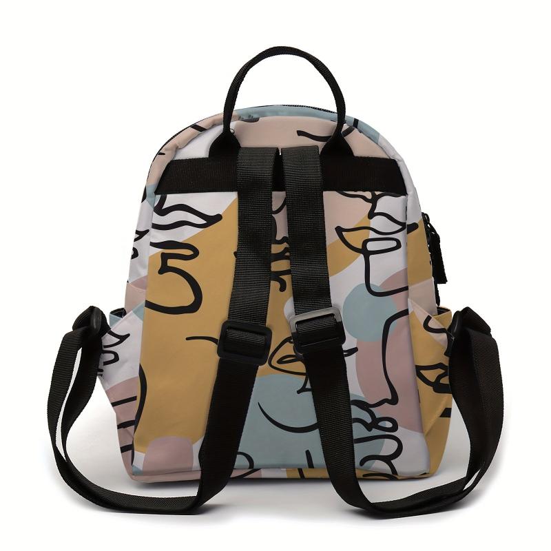 Abstract Pattern Backpack Lightweight Rucksack
