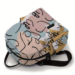 Abstract Pattern Backpack Lightweight Rucksack