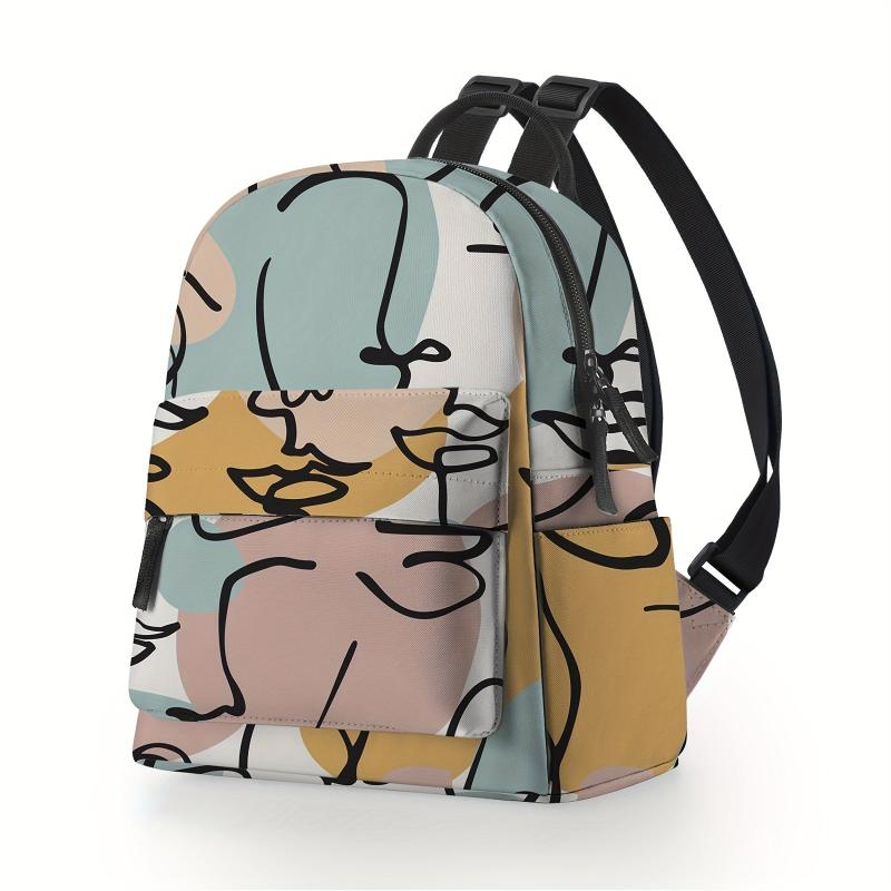 Abstract Pattern Backpack Lightweight Rucksack
