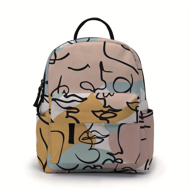 Abstract Pattern Backpack Lightweight Rucksack