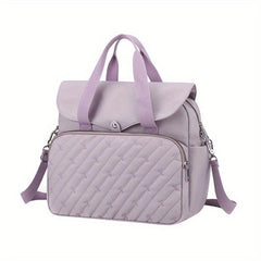 Embroidery Tote Backpack Laptop Handbag Mommy Bag