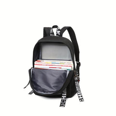 Casual Zipper Backpack All Match Rucksack