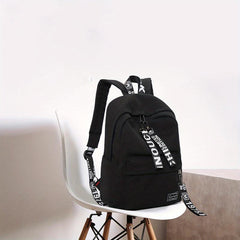 Casual Zipper Backpack All Match Rucksack
