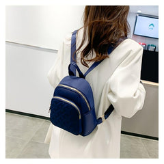 Waterproof Small Backpack Women Casual Bag Adjustable Strap Zipper Backpack