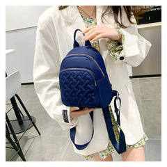 Waterproof Small Backpack Women Casual Bag Adjustable Strap Zipper Backpack