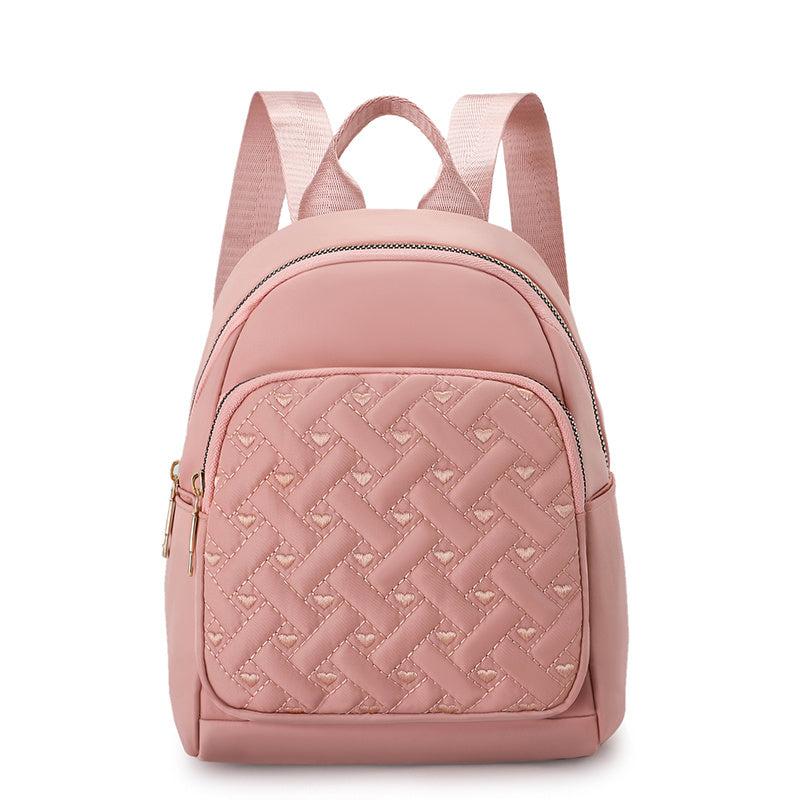 Waterproof Small Backpack Women Casual Bag Adjustable Strap Zipper Backpack