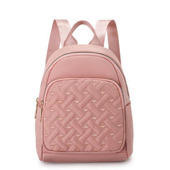 Waterproof Small Backpack Women Casual Bag Adjustable Strap Zipper Backpack