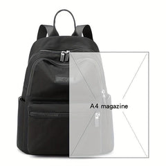 Large Capacity Preppy Backpack Waterproof Lightweight Campus Daypack