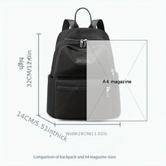 Large Capacity Preppy Backpack Waterproof Lightweight Campus Daypack