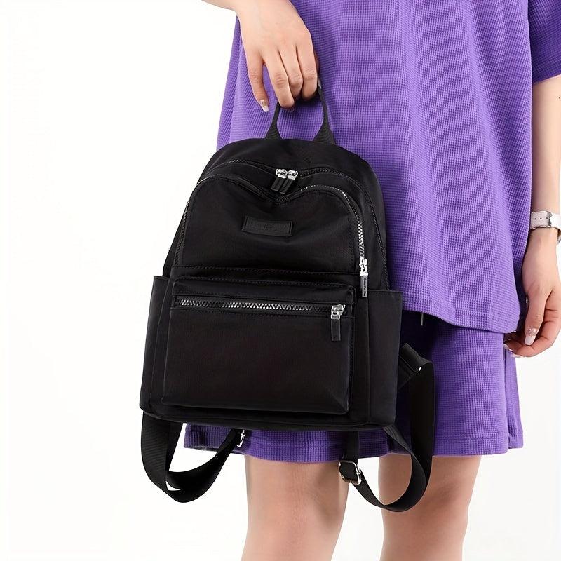Large Capacity Preppy Backpack Waterproof Lightweight Campus Daypack
