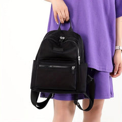 Large Capacity Preppy Backpack Waterproof Lightweight Campus Daypack