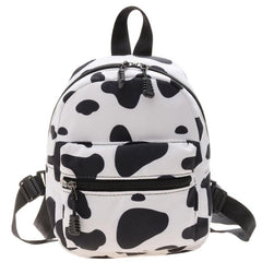 Pattern Zipper Backpack Lightweight All Match Rucksack Women's Bag