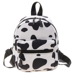 Pattern Zipper Backpack Lightweight All Match Rucksack Women's Bag