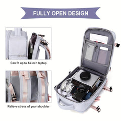 Large Capacity Travel Storage Backpack Lightweight Rucksack