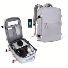 Large Capacity Travel Storage Backpack Lightweight Rucksack
