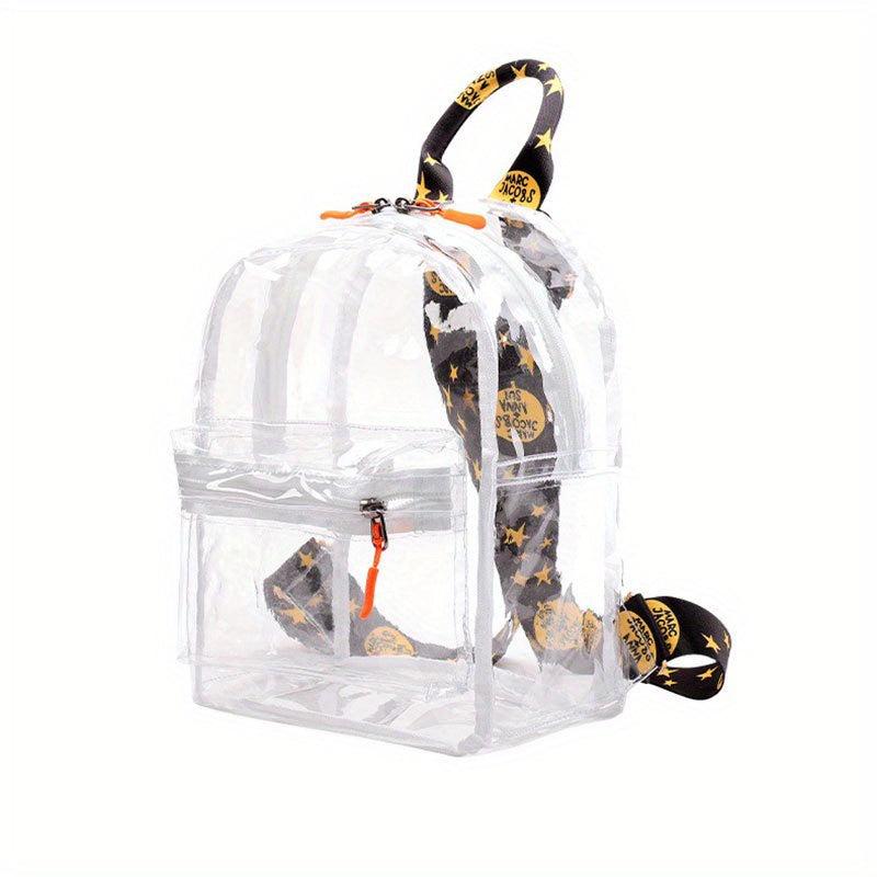 Clear PVC Waterproof Backpack for Travel and Sports