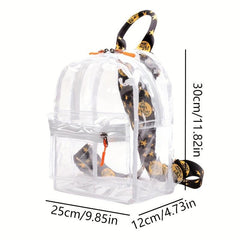 Clear PVC Waterproof Backpack for Travel and Sports