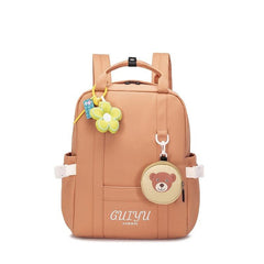 Mini Coin Purse Decor Backpack Flower Pendant Decor School Bag