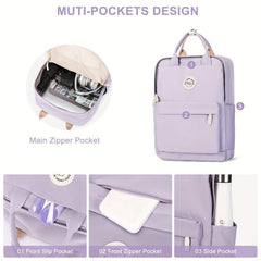 Large Capacity Preppy Backpack for Students