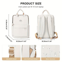Large Capacity Preppy Backpack for Students