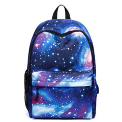 Stylish Pattern Zipper Backpack Large Capacity Rucksack